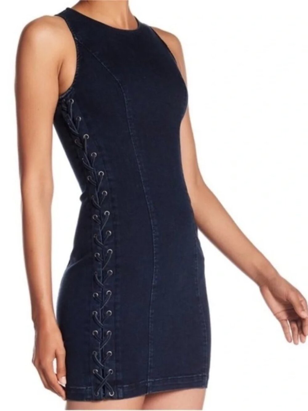 A.L.C. Valeria Mini Dress Navy Blue size 10 NWT